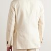 Catch2 Cotton and Linen-Blend Twill Suit Jacket - BK