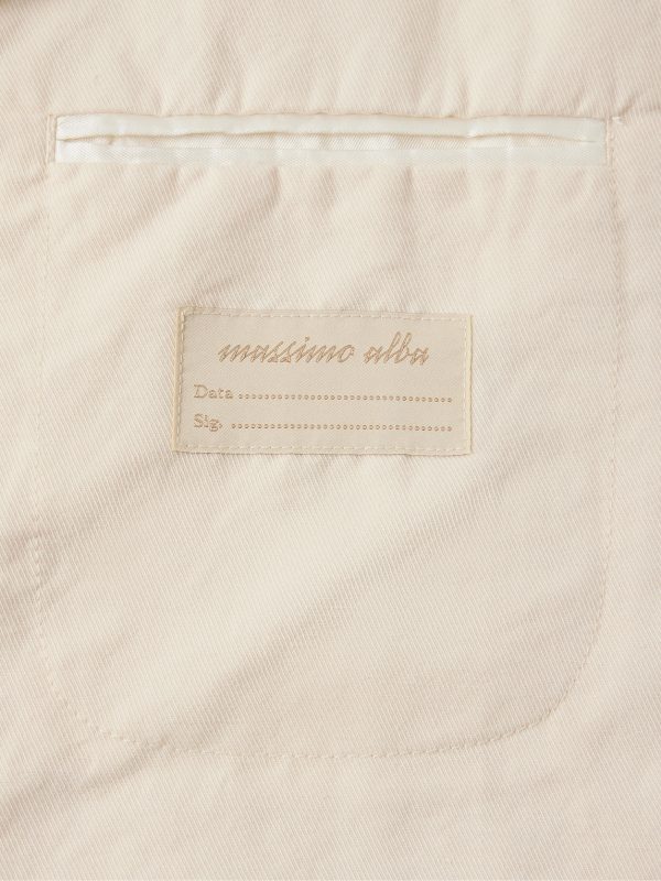 Catch2 Cotton and Linen-Blend Twill Suit Jacket - E1