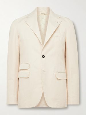 Catch2 Cotton and Linen-Blend Twill Suit Jacket Catch2 Cotton and Linen-Blend Twill Suit Jacket