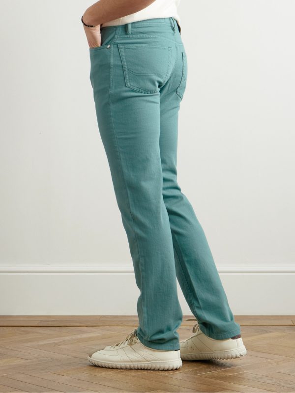 Meribel Slim-Fit Straight-Leg Jeans - BK Meribel Slim-Fit Straight-Leg Jeans - BK