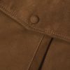 Shearling-Trimmed Suede Down Jacket - E1 Shearling-Trimmed Suede Down Jacket - E1