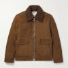 Shearling-Trimmed Suede Down Jacket Shearling-Trimmed Suede Down Jacket