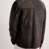 Paul Padded Suede Jacket - BK Paul Padded Suede Jacket - BK