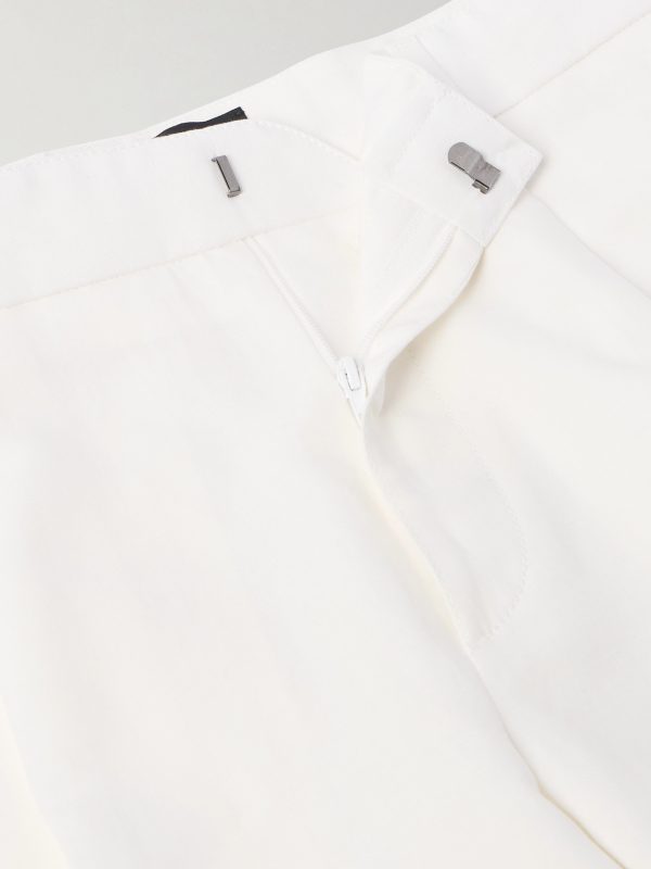Pienza Slim-Fit Straight-Leg Pleated Linen and Cotton-Blend Twill Shorts - E1 Pienza Slim-Fit Straight-Leg Pleated Linen and Cotton-Blend Twill Shorts - E1