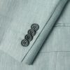 Double-Breasted Herringbone Linen, Wool and Silk-Blend Suit Jacket - CU Double-Breasted Herringbone Linen, Wool and Silk-Blend Suit Jacket - CU