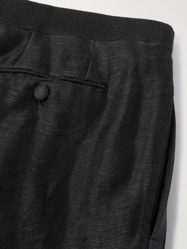 Tapered Faille Tuxedo Trousers - CU