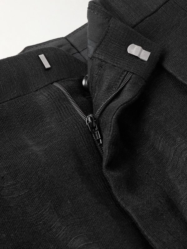Tapered Faille Tuxedo Trousers - E1