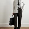 Linen-Blend Twill Overshirt - OU Linen-Blend Twill Overshirt - OU
