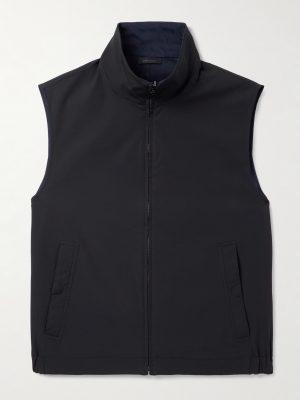 Reversible Silk-Blend and Jersey Gilet Reversible Silk-Blend and Jersey Gilet