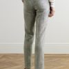 Phillip Straight-Leg Prince of Wales Checked Linen Suit Trousers - BK Phillip Straight-Leg Prince of Wales Checked Linen Suit Trousers - BK