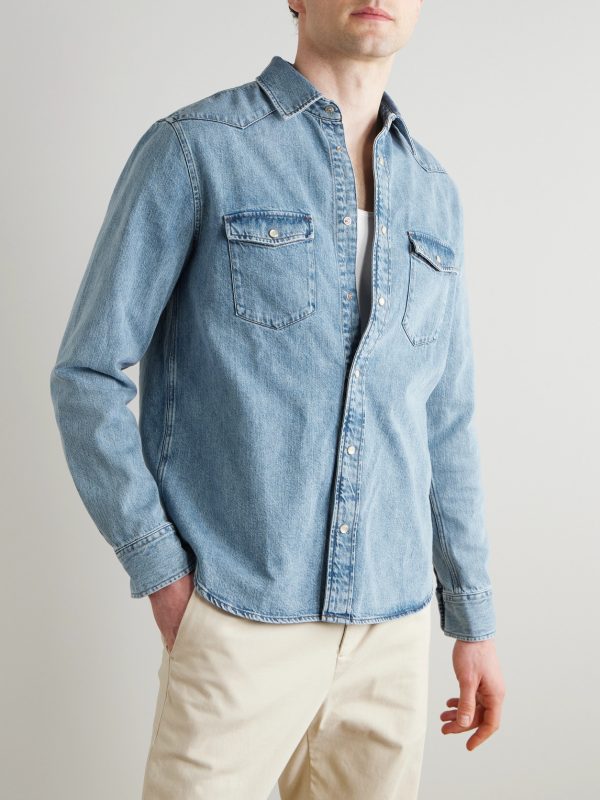 Denim Western Shirt - FR Denim Western Shirt - FR