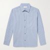 Striped Cotton-Blend Shirt Striped Cotton-Blend Shirt