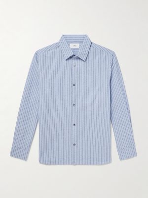 Striped Cotton-Blend Shirt