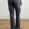 Mike Straight-Leg Organic Cotton and Linen-Blend Twill Trousers - BK Mike Straight-Leg Organic Cotton and Linen-Blend Twill Trousers - BK