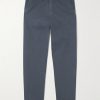 Mike Straight-Leg Organic Cotton and Linen-Blend Twill Trousers Mike Straight-Leg Organic Cotton and Linen-Blend Twill Trousers