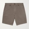 Wide-Leg Organic Cotton and Linen-Blend Bermuda Shorts Wide-Leg Organic Cotton and Linen-Blend Bermuda Shorts