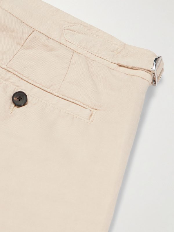 Mike Straight-Leg Organic Cotton and Linen-Blend Twill Trousers - CU Mike Straight-Leg Organic Cotton and Linen-Blend Twill Trousers - CU