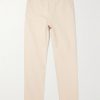 Mike Straight-Leg Organic Cotton and Linen-Blend Twill Trousers Mike Straight-Leg Organic Cotton and Linen-Blend Twill Trousers