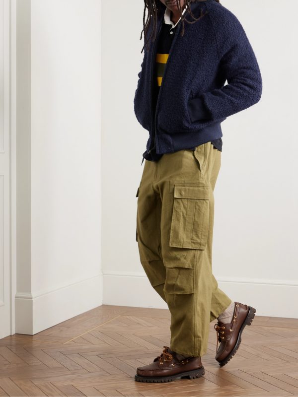 The Jenner Padded Wool-Blend Bouclé Bomber Jacket - OU