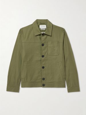 Buffalo Herringbone Cotton-Blend Jacket Buffalo Herringbone Cotton-Blend Jacket