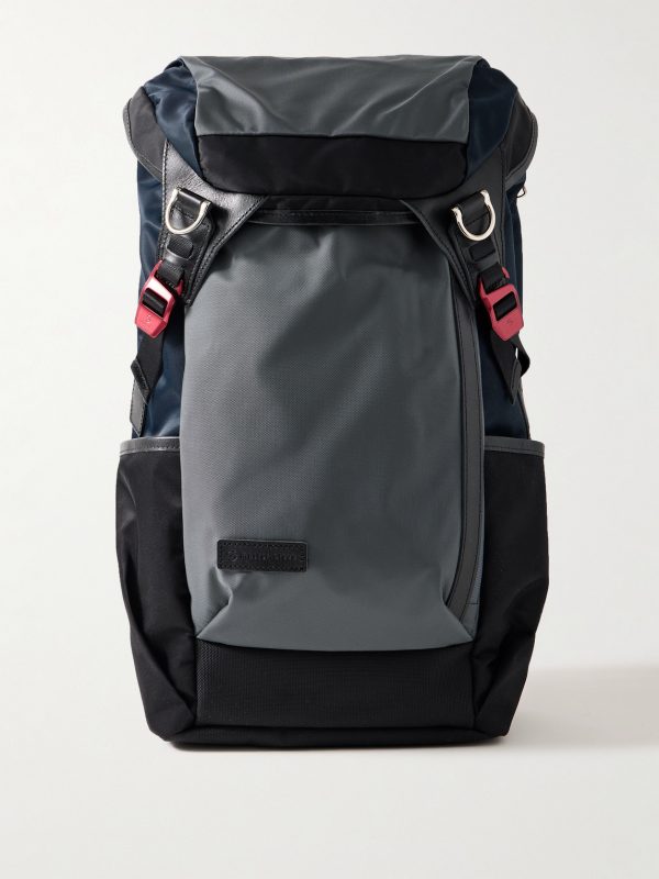Potential Leather and Webbing-Trimmed CORDURA® MasterTeX Backpack Potential Leather and Webbing-Trimmed CORDURA® MasterTeX Backpack