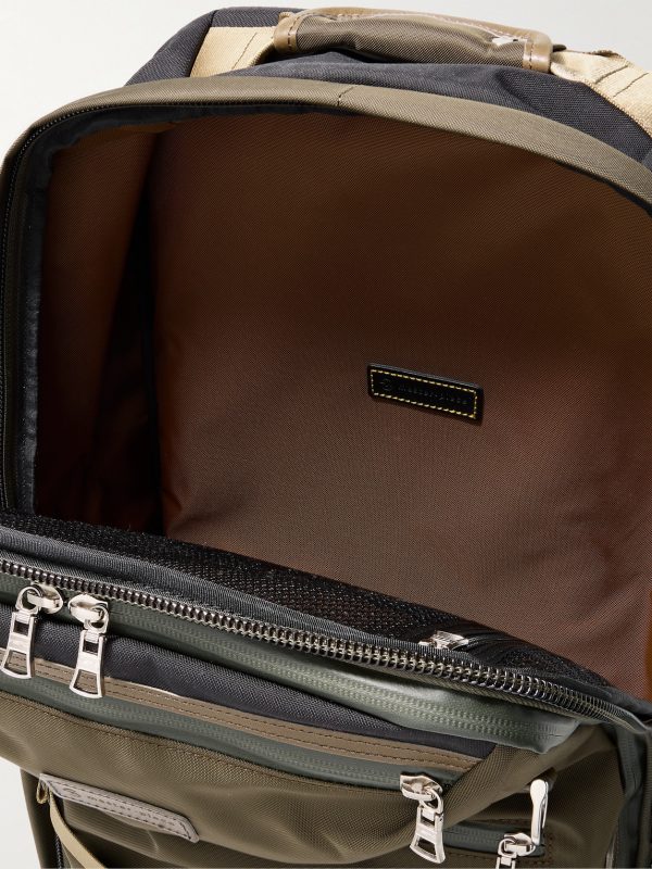 Potential 3Way Convertible Leather and Canvas-Trimmed CORDURA® MasterTeX Backpack - E1 Potential 3Way Convertible Leather and Canvas-Trimmed CORDURA® MasterTeX Backpack - E1