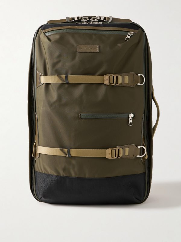 Potential 3Way Convertible Leather and Canvas-Trimmed CORDURA® MasterTeX Backpack Potential 3Way Convertible Leather and Canvas-Trimmed CORDURA® MasterTeX Backpack