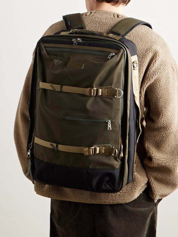 Potential 3Way Convertible Leather and Canvas-Trimmed CORDURA® MasterTeX Backpack - OU Potential 3Way Convertible Leather and Canvas-Trimmed CORDURA® MasterTeX Backpack - OU