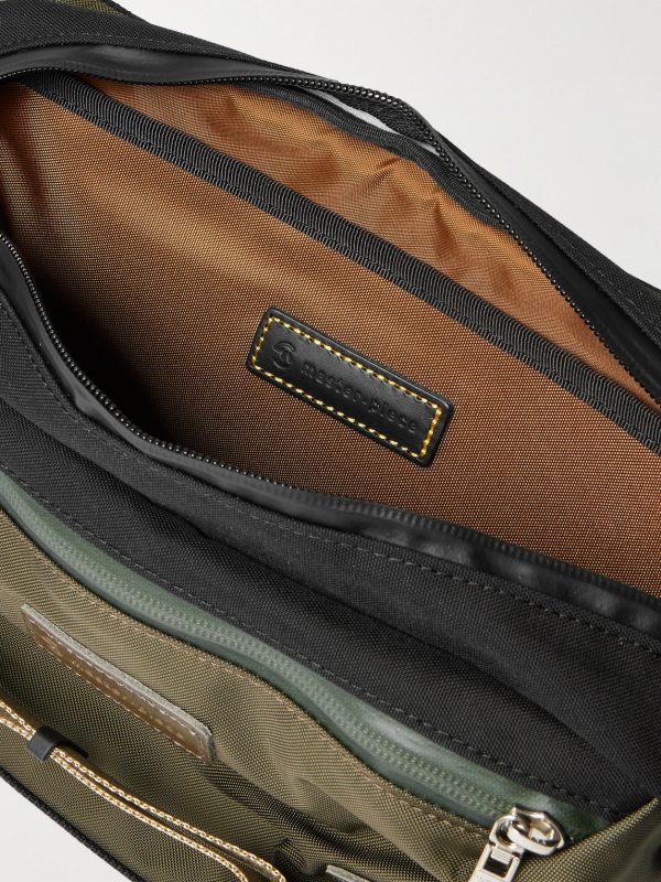 Potential Leather-Trimmed CORDURA® Ballistic Nylon Belt Bag - E1