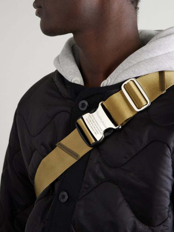 Potential Leather-Trimmed CORDURA® Ballistic Nylon Belt Bag - E2