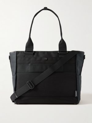 Rise Ver.2 3way Leather-Trimmed Mastertex-09 Tote Bag Rise Ver.2 3way Leather-Trimmed Mastertex-09 Tote Bag
