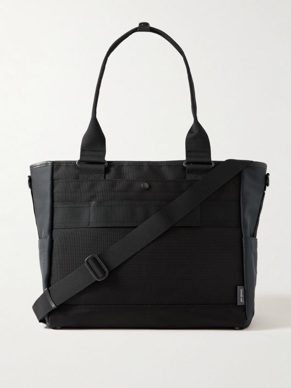 Rise Ver.2 3way Leather-Trimmed Mastertex-09 Tote Bag Rise Ver.2 3way Leather-Trimmed Mastertex-09 Tote Bag