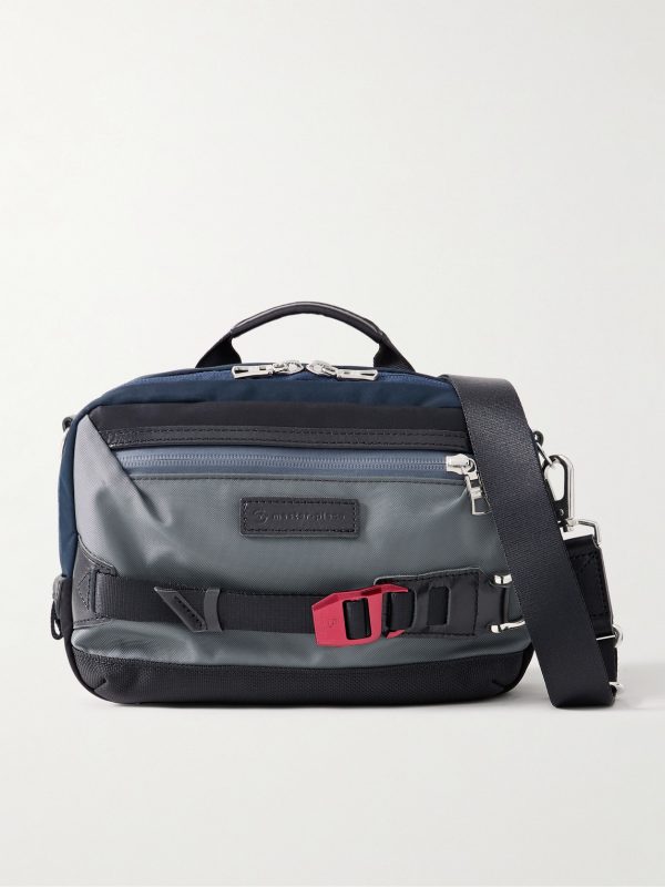 Potential Small Leather-Trimmed CORDURA® Nylon Messenger Bag Potential Small Leather-Trimmed CORDURA® Nylon Messenger Bag