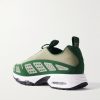 Air Max SNDR Rubber-Trimmed Scuba Sneakers - BK