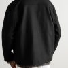 Wool-Felt Overshirt - BK Wool-Felt Overshirt - BK