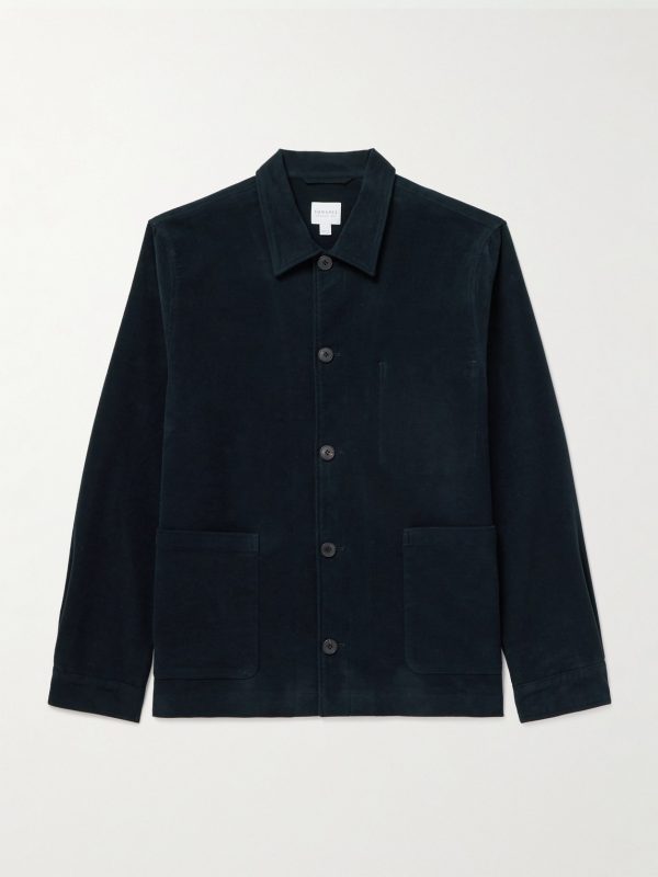 Cotton-Blend Moleskin Shirt Jacket Cotton-Blend Moleskin Shirt Jacket