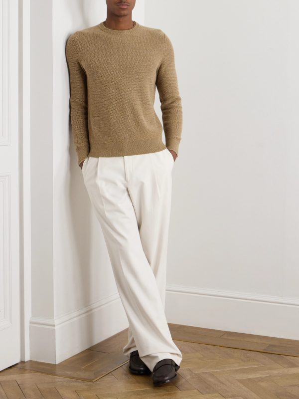 City Birdseye Baby Cashmere Sweater - OU City Birdseye Baby Cashmere Sweater - OU