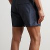 Bay Straight-Leg Mid-Length Swim Shorts - BK