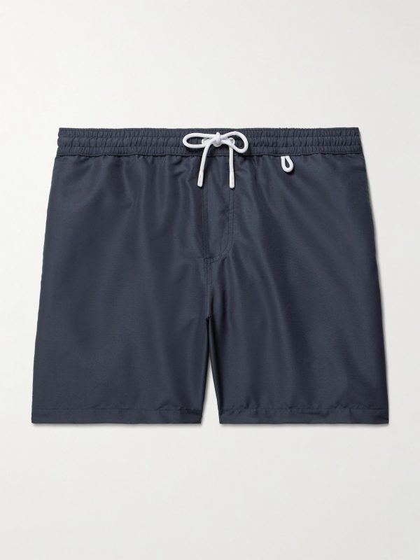 Bay Straight-Leg Mid-Length Swim Shorts