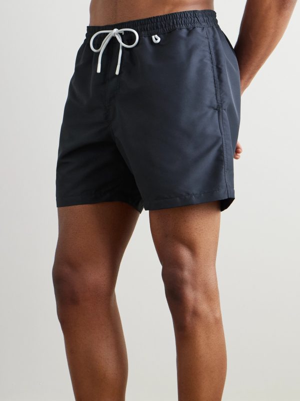 Bay Straight-Leg Mid-Length Swim Shorts - OU