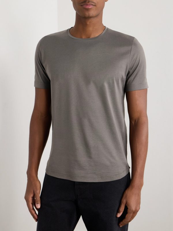 Silk and Cotton-Blend T-Shirt - FR Silk and Cotton-Blend T-Shirt - FR