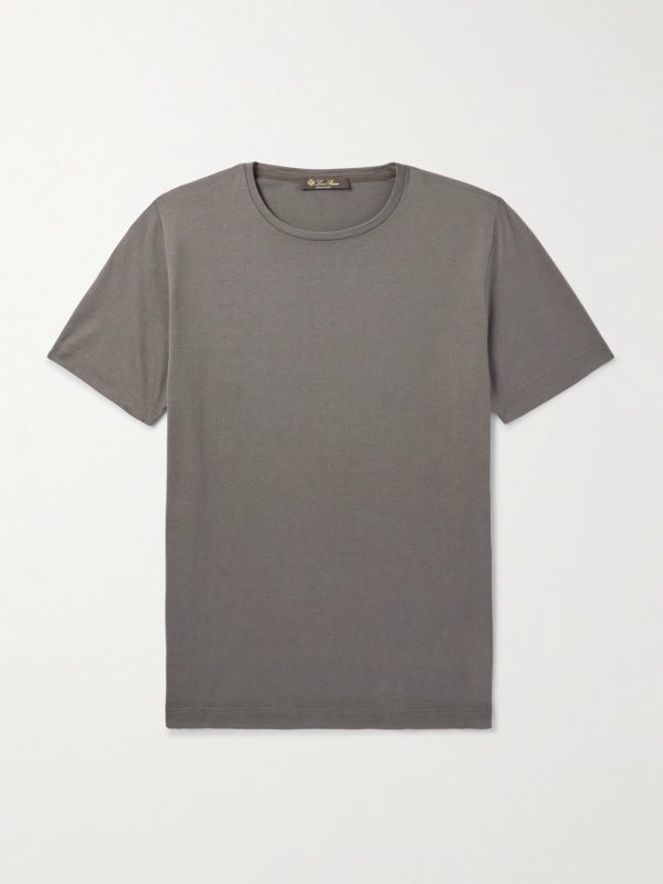 Silk and Cotton-Blend T-Shirt Silk and Cotton-Blend T-Shirt