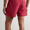 Bay Straight-Leg Mid-Length Swim Shorts - BK Bay Straight-Leg Mid-Length Swim Shorts - BK