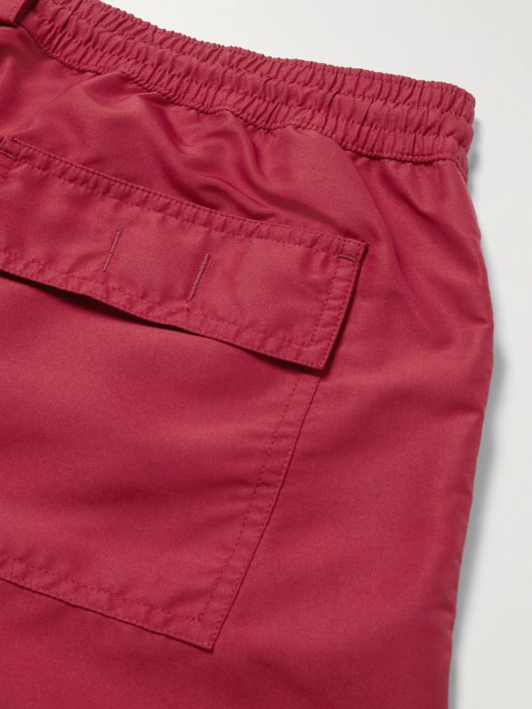 Bay Straight-Leg Mid-Length Swim Shorts - CU Bay Straight-Leg Mid-Length Swim Shorts - CU