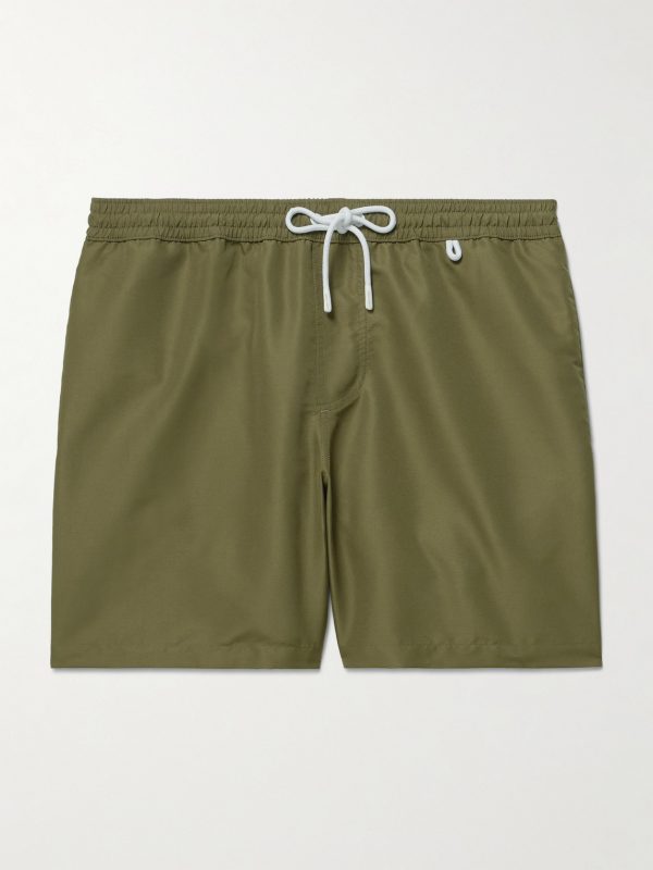 Bay Straight-Leg Mid-Length Swim Shorts Bay Straight-Leg Mid-Length Swim Shorts