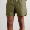 Bay Straight-Leg Mid-Length Swim Shorts - OU Bay Straight-Leg Mid-Length Swim Shorts - OU