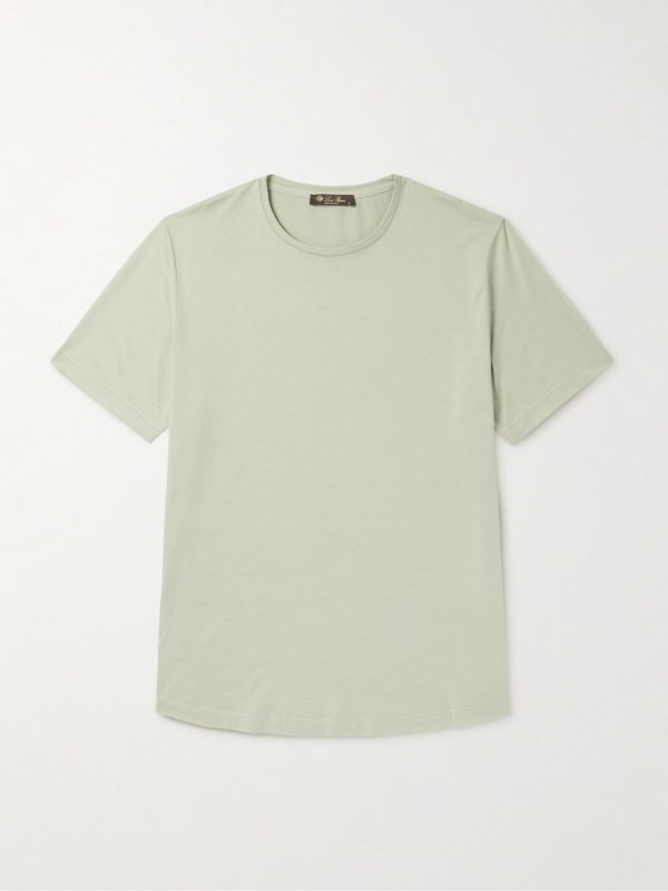 Silk and Cotton-Blend T-Shirt Silk and Cotton-Blend T-Shirt