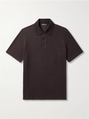 Stretch-Cotton Piqué Polo Shirt