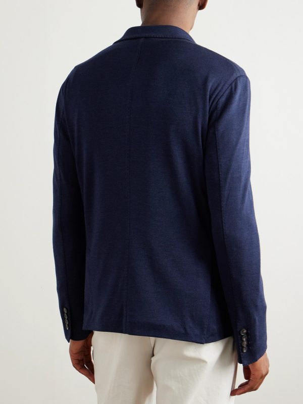 Cashmere and Silk-Blend Blazer - BK Cashmere and Silk-Blend Blazer - BK