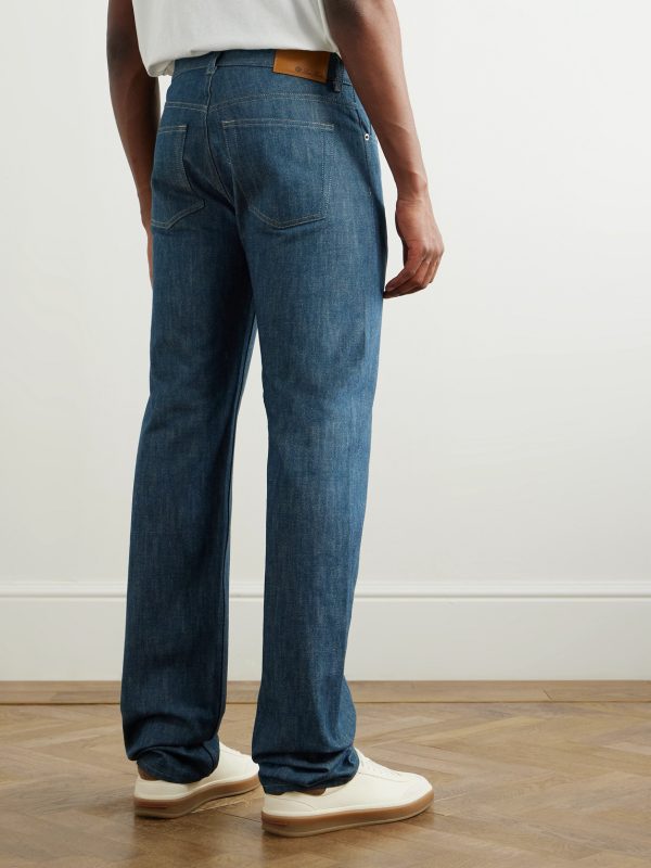 Kamen Slim-Fit Straight-Leg Denim Trousers - BK Kamen Slim-Fit Straight-Leg Denim Trousers - BK